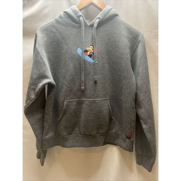 Paul Frank Sweatshirt Hoodie Woman's‎ Gray Small - Picture 1 of 10
